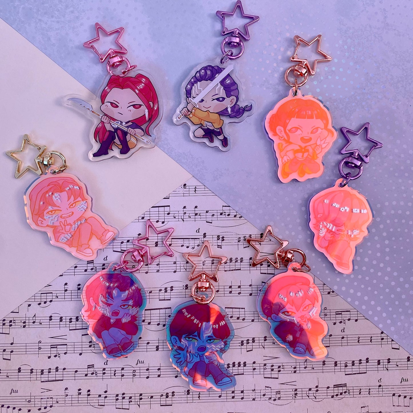 KPOP DEMON HUNTERS Acrylic Charms