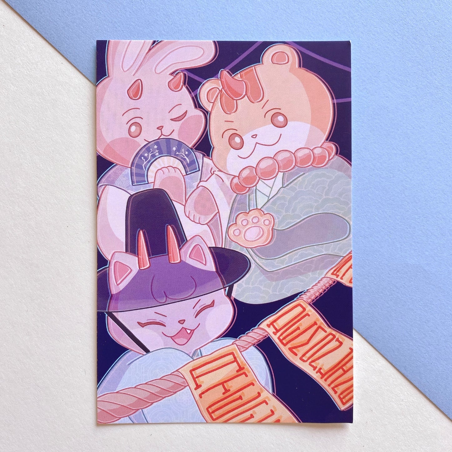 ATEEZ Aniteez Demon Line Mini Print