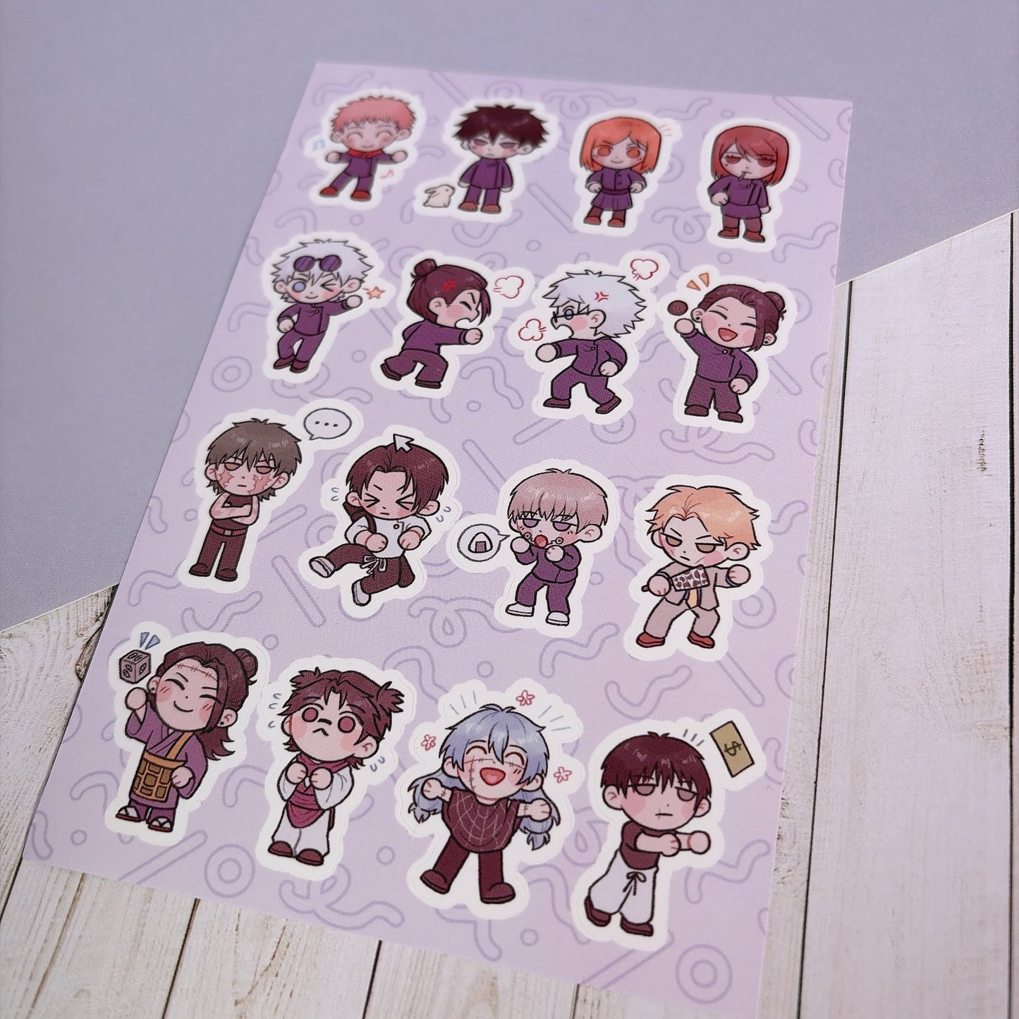 JJK x Tomodachi Life Sticker Sheet