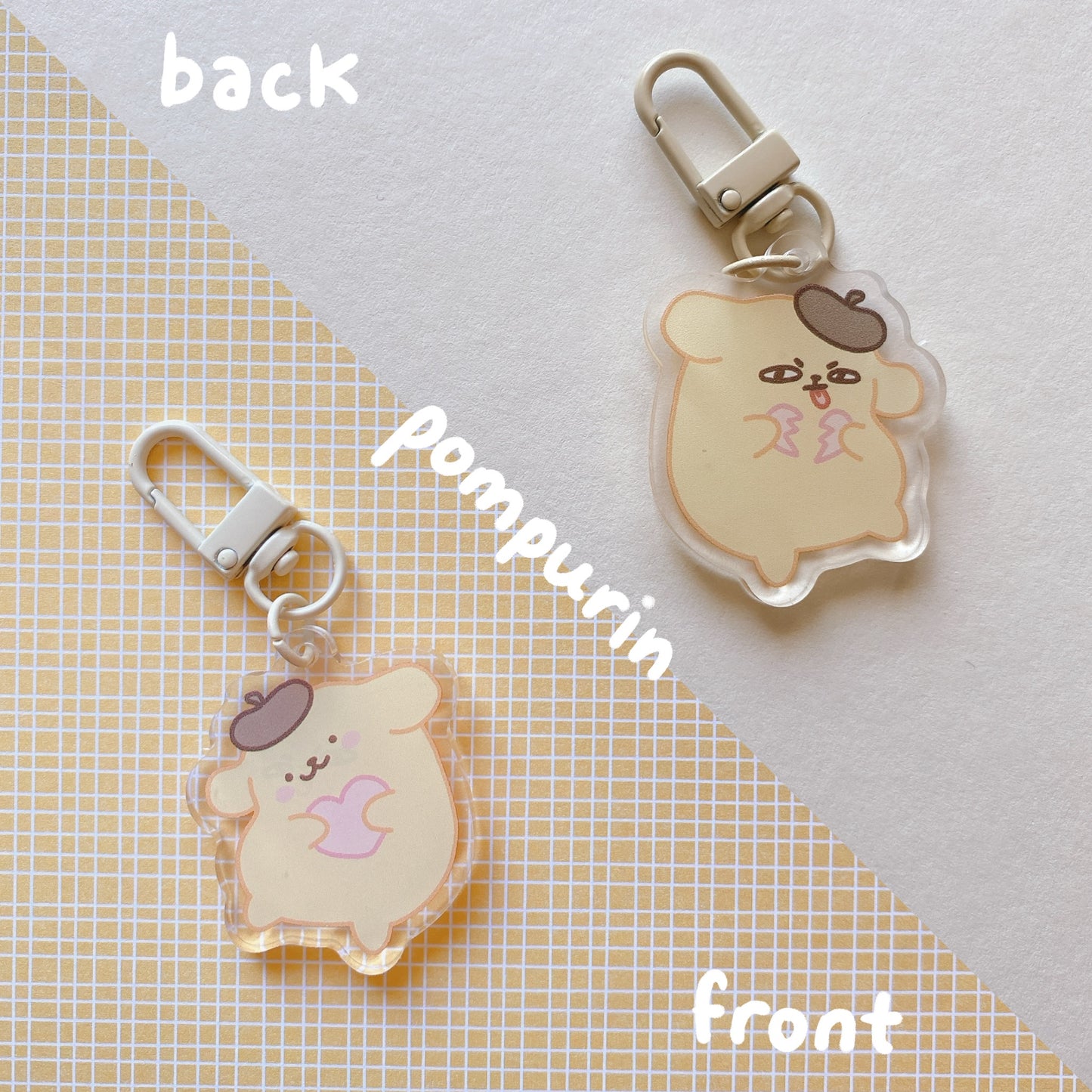 Sanrio Two-Faced Acrylic Charms