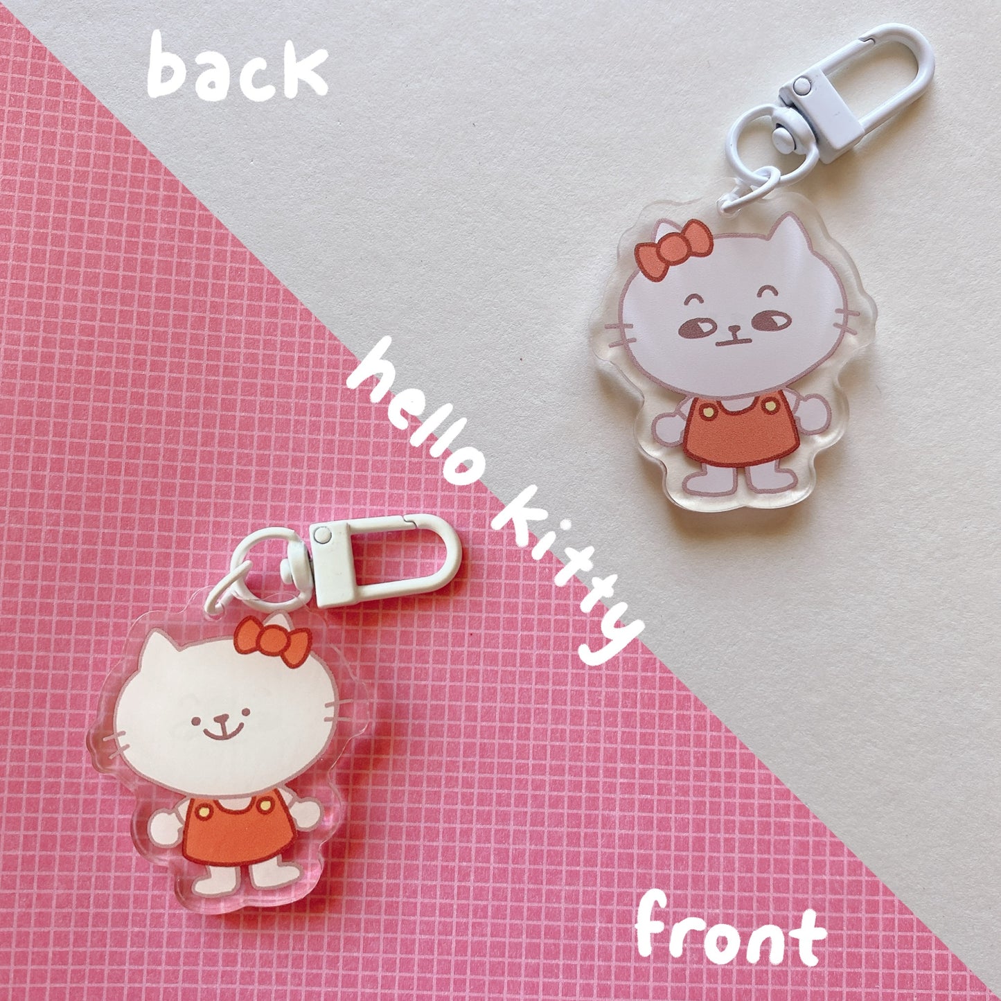 Sanrio Two-Faced Acrylic Charms