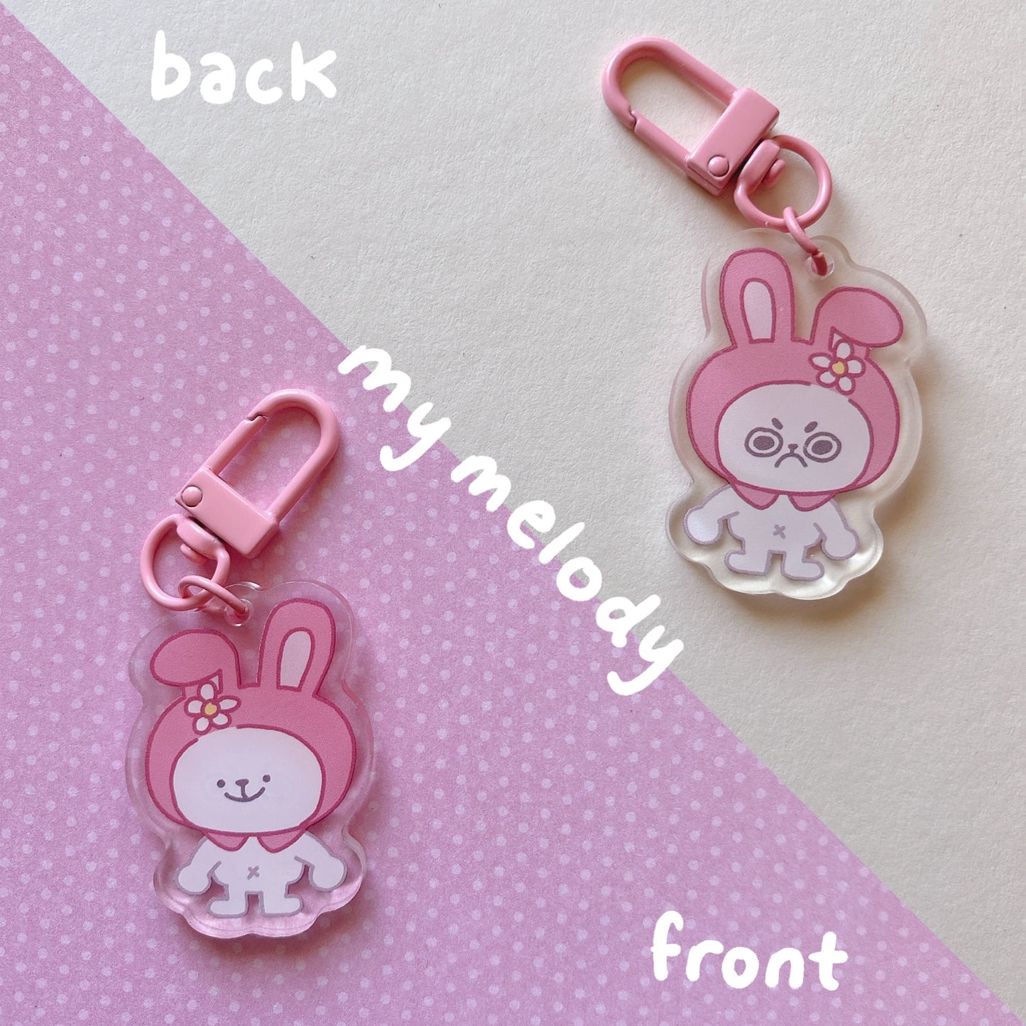 Sanrio Two-Faced Acrylic Charms