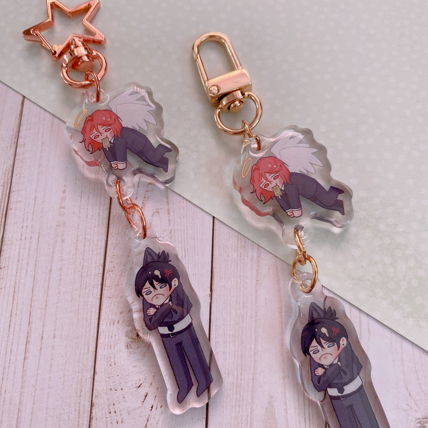 Anime Duo Linked Charms