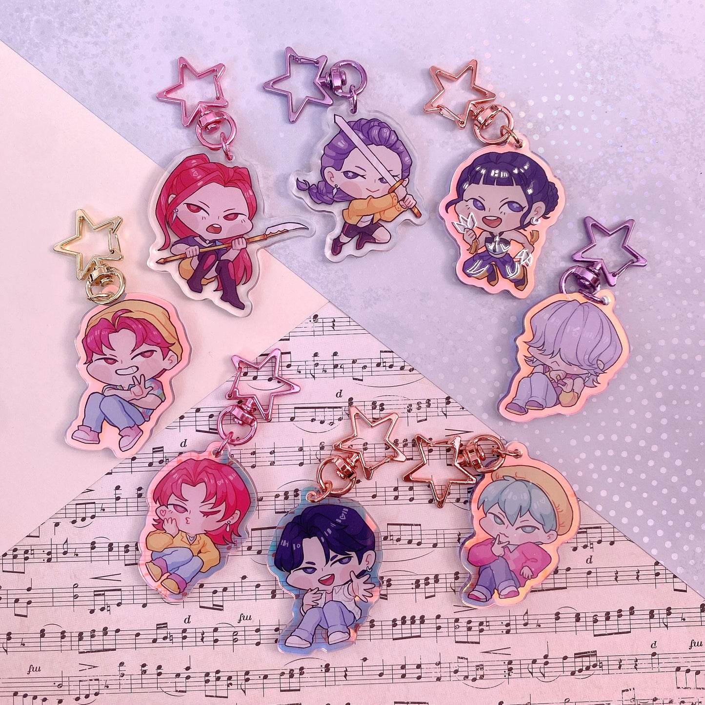 KPOP DEMON HUNTERS Acrylic Charms