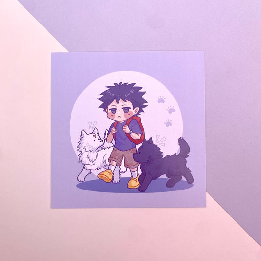 Megumi + Divine Puppies Mini Print