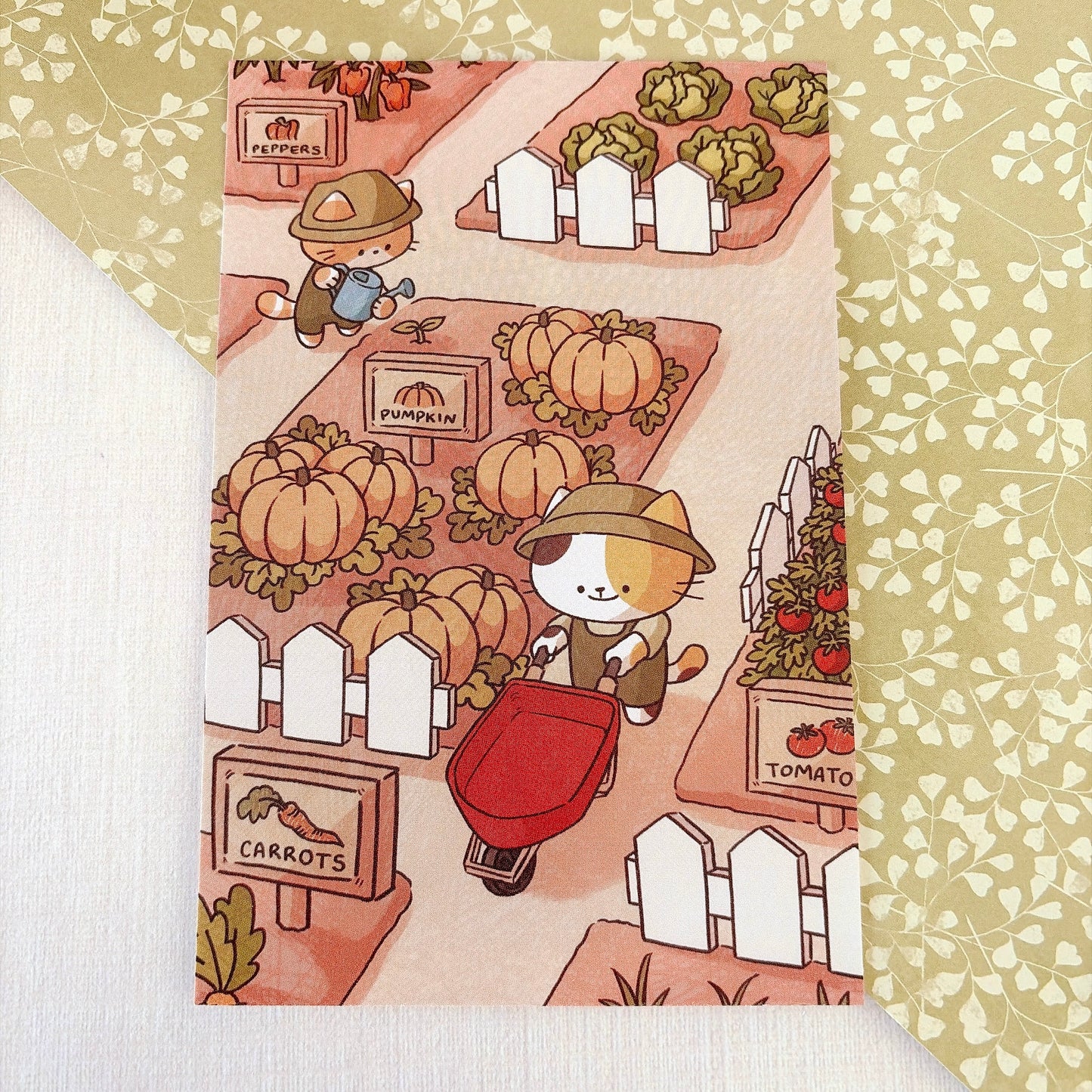 Farmer Cats Print