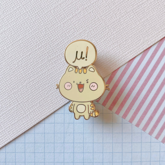 Mu Cat Enamel Pin