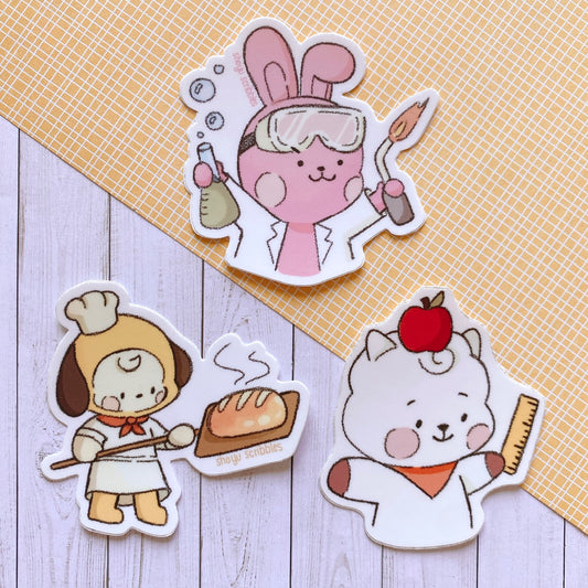 BT21 Character Vinyl Stickers