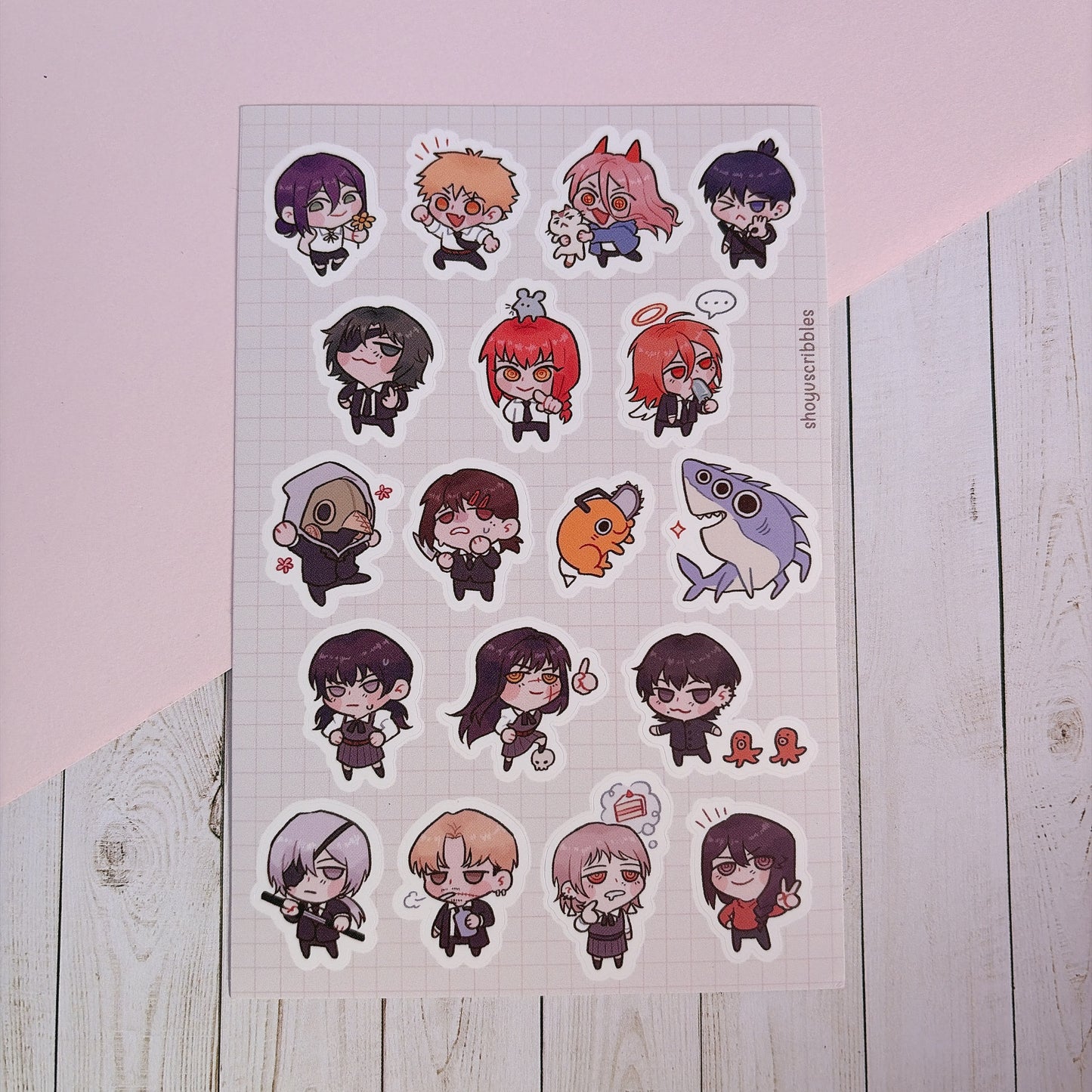 [PREORDER] CSM Cheebs Sticker Sheet