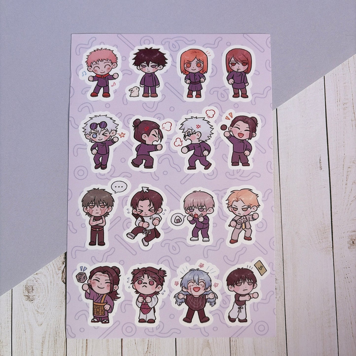 [PREORDER] JJK x Tomodachi Life Sticker Sheet