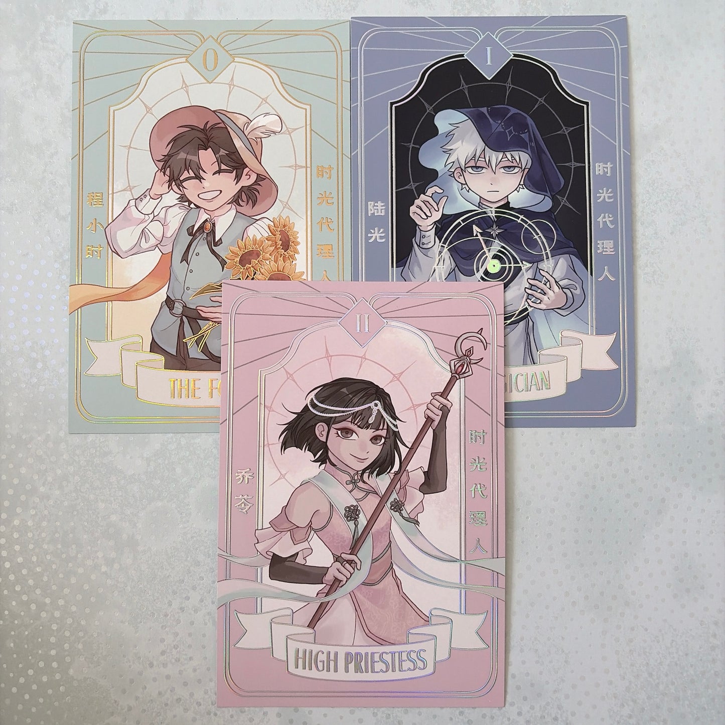 Link Click Foil Tarot Cards