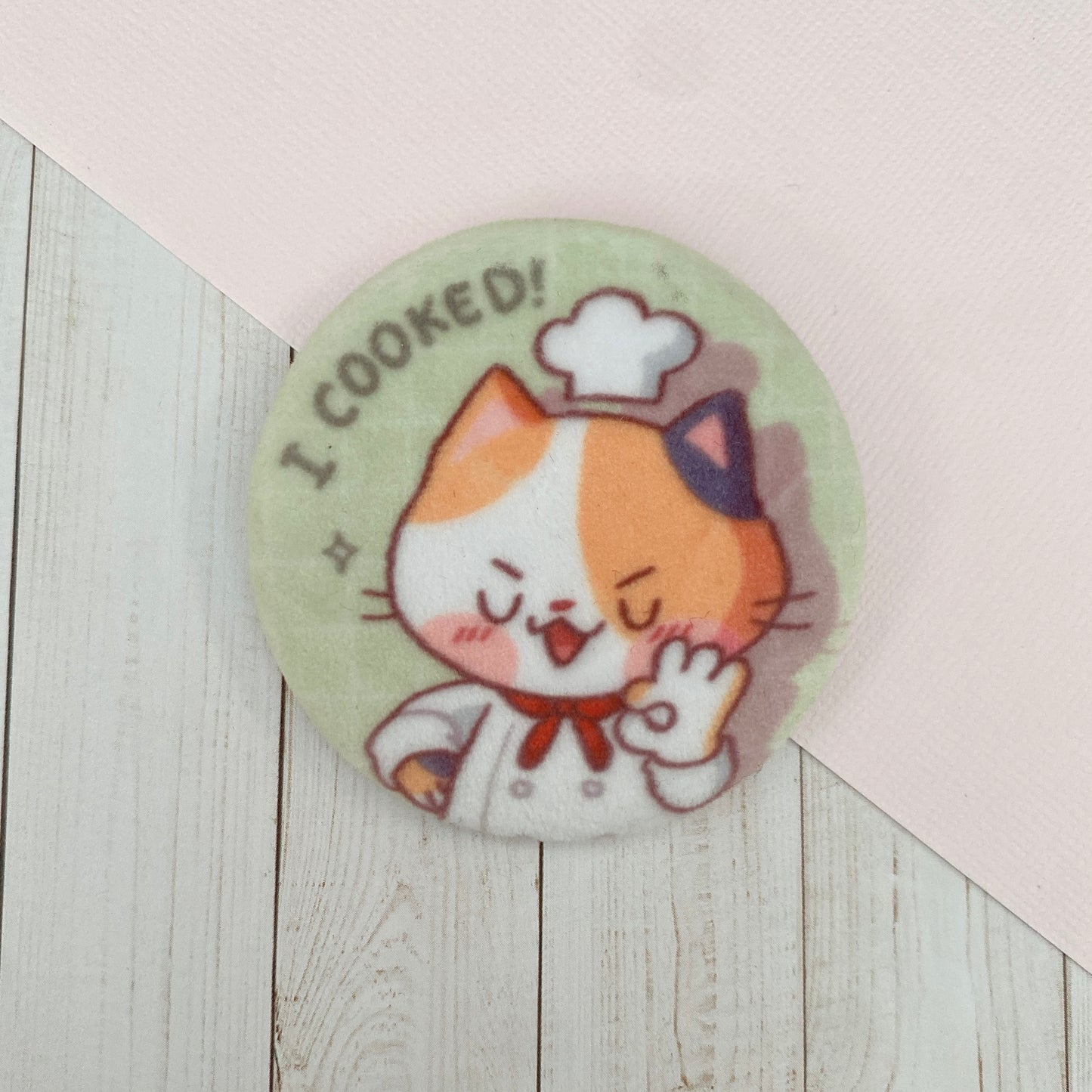 Silly Cat Plush Badges