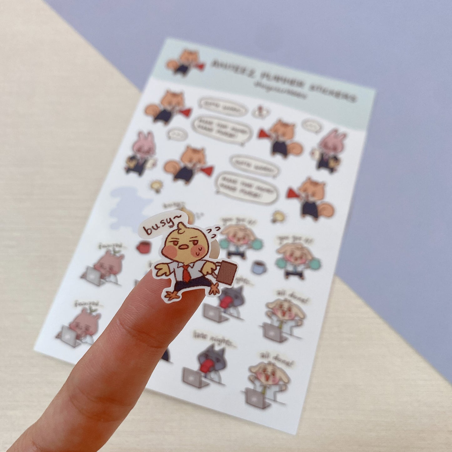 ATEEZ Gotta Work! Sticker Sheet