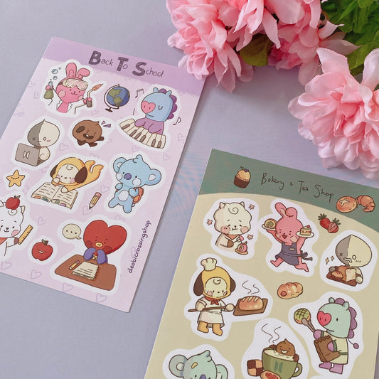 BTS (BT21) Sticker Sheets