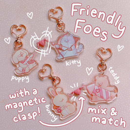 Friendly Foes Acrylic Keychains