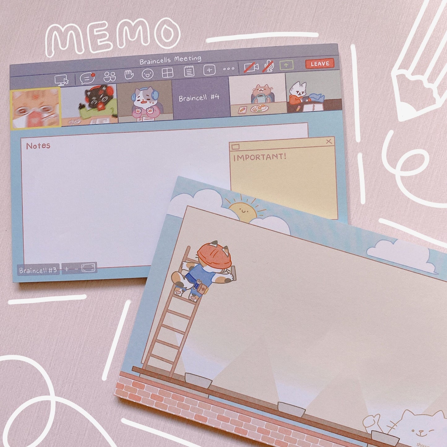 Cat Memo Pads